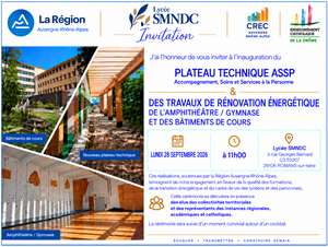 Inauguration au lyc�e en ce lundi 28/09/2026